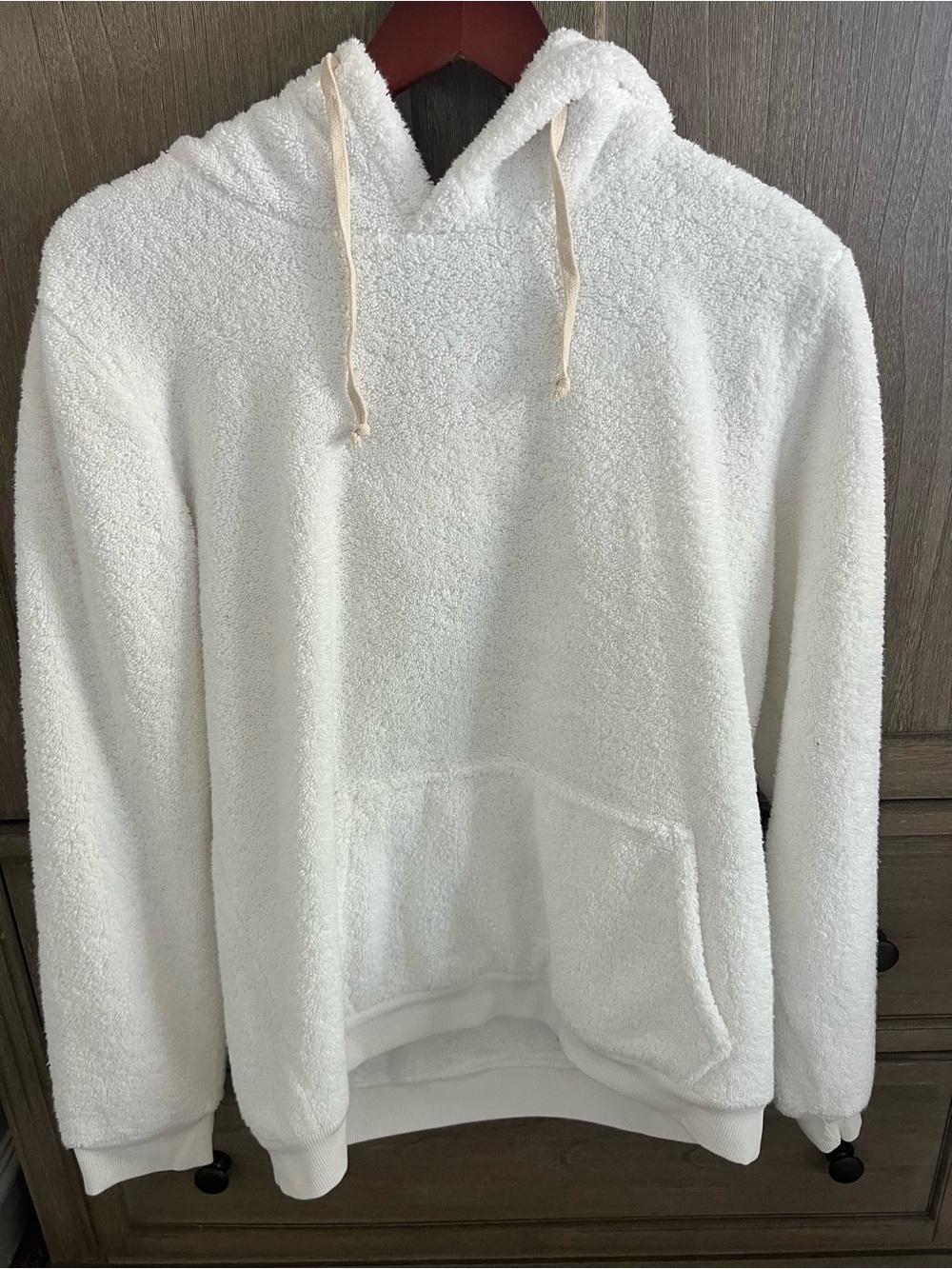 Cozy White Sherpa Hoodie